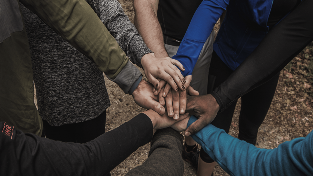 People Huddling